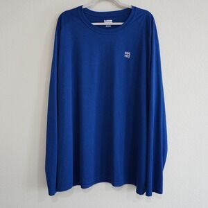 Alaskan Hardgear Duluth Trading Co Mens 2XL Tall Blue Long Sleeve Relaxed Shirt